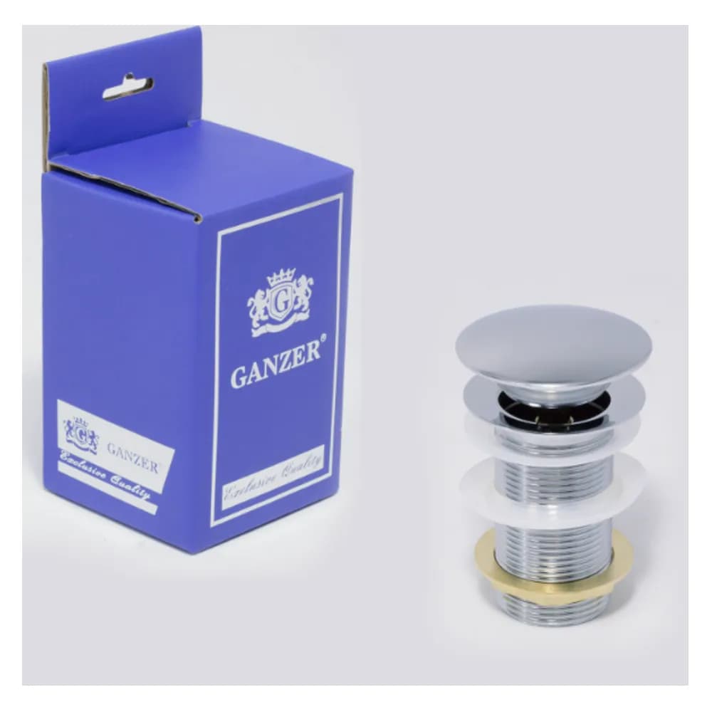 Донный клапан БЕЗ перелива GANZER