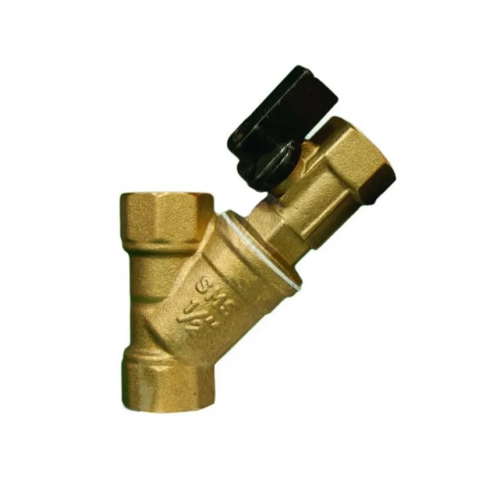 Фильтр косой с мини краном TIM ф3/4" 24/4