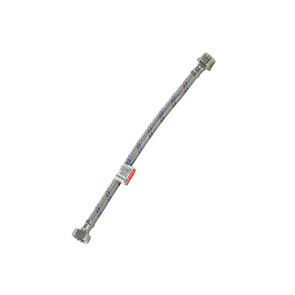 Подводка гибкая для воды нержавеющая оплетка 1/2" ш-г L=0.6м AQUALINE 01429